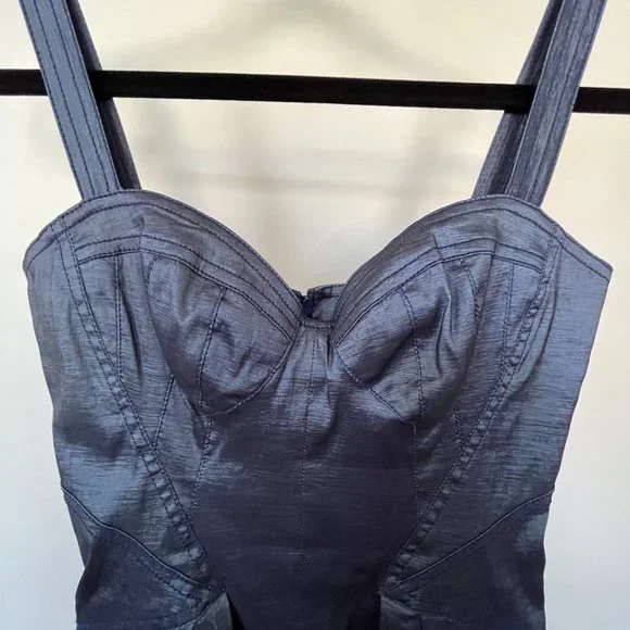 Stella McCartney Silk Cashmere A-Line Dress Size 2 - Picture 3 of 9